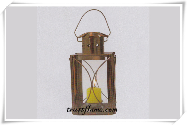 Antique Bronze Candle Lantern CL-181