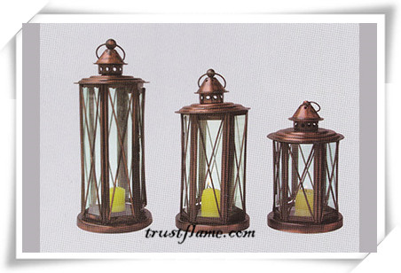 Antique Bronze Candle Lantern CL-48, CL-49, CL-50