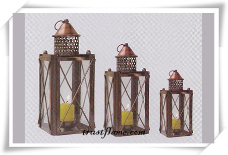 Antique Bronze Candle Lantern CL-342, CL-341, CL-340