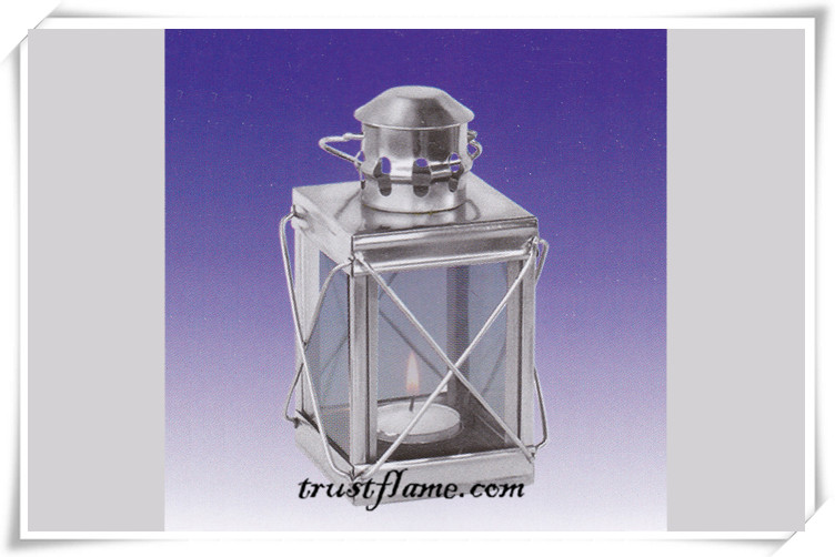 Nickel Candle Lantern CL-105S