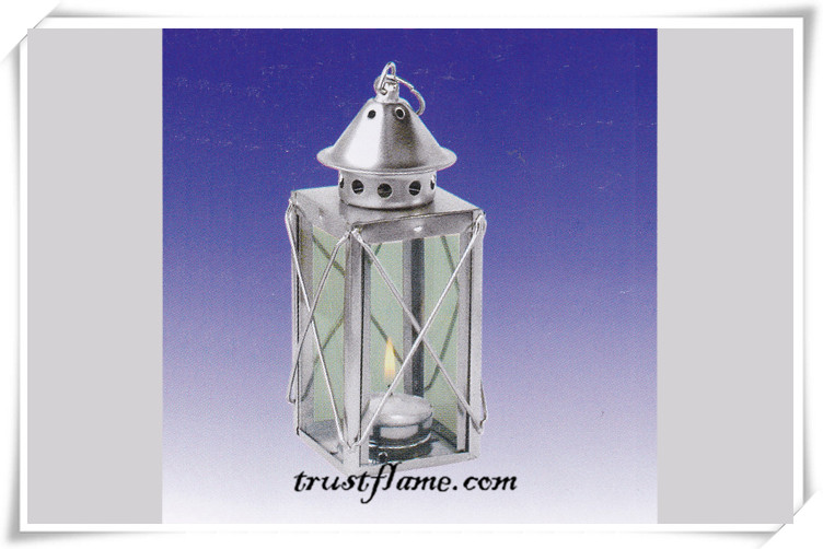 Nickel Candle Lantern CL-7